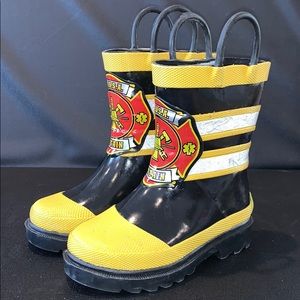 Kids Western Chief “Fireman Captain” Rain Boots